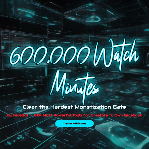 How to Hit 600,000 Watch Minutes for Facebook Monetization