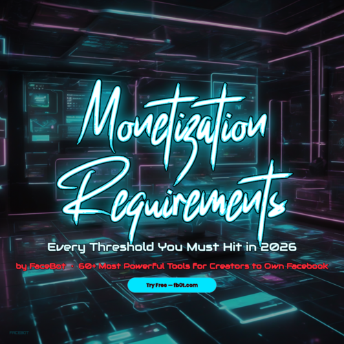 Facebook Monetization Requirements 2026: Full Checklist